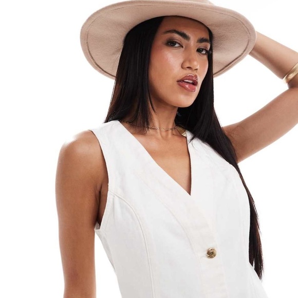 ASOS DESIGN Felt Cowboy Hat Pink - Picture 4 of 12